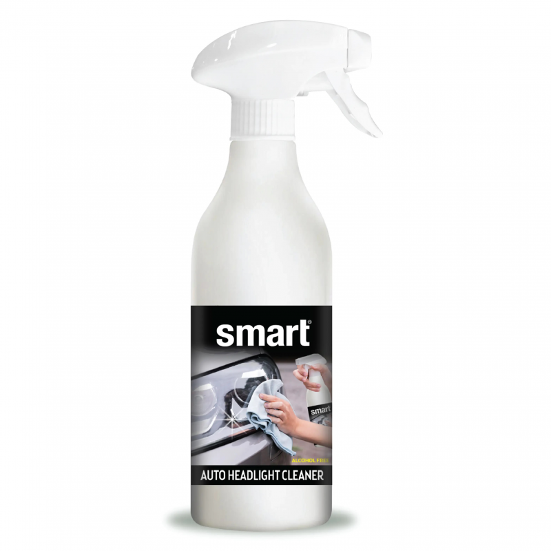 Smart auto headlight cleaner