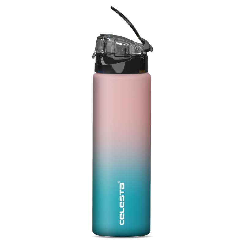 WATER BOTTLE MERCURY BLUE PINK 630 ML