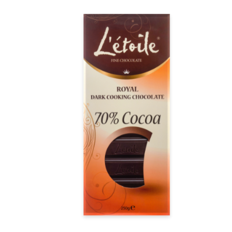 617 | Royal Dark Chocolate Couverture 70% 250gr
