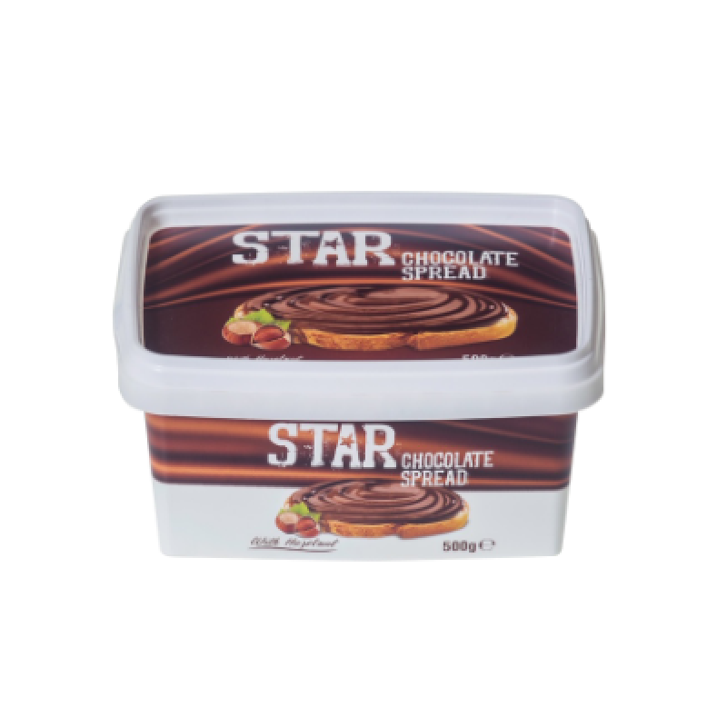 2110 | Star Chocolate with Hazelnut Spread 500gr