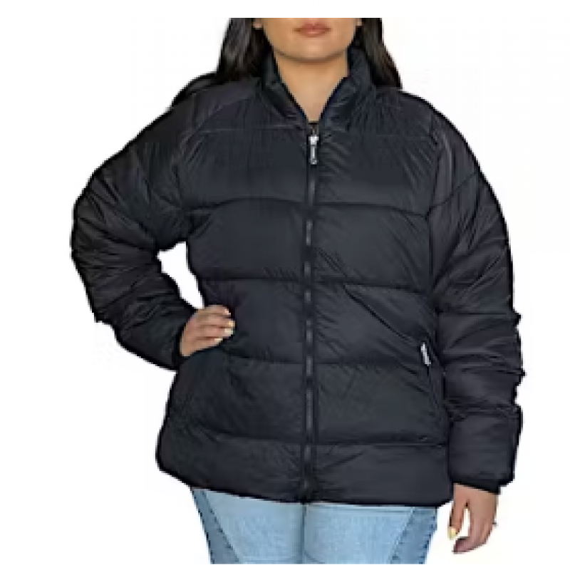 Women's Solid Puffer Jackets