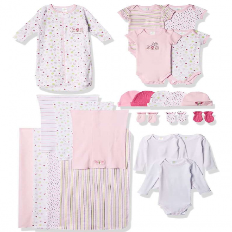 Layette Sets for Newborns & Infants - Pink Theme