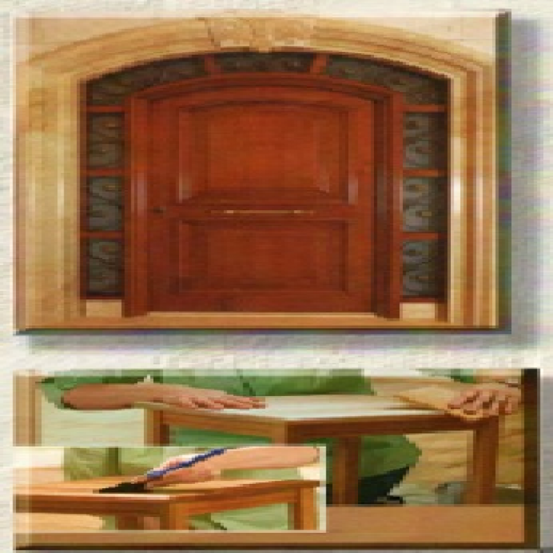 Wood furniture and wood carpentry paints