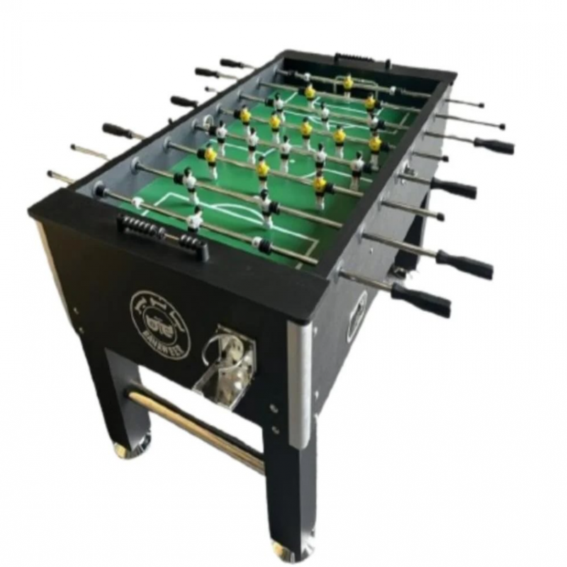 Adult Foosball Table with Cup Holder – Black
