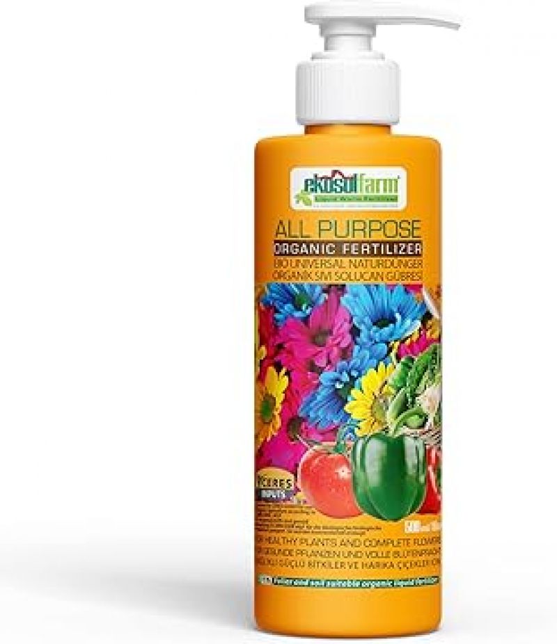 EkosolFarm Liquid Fertiliser Organic Wormcompost Pure Organic Universal Fertiliser Liquid Fertiliser